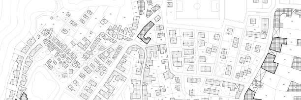 CAD topographical survey drawing showing site levels and existing features.